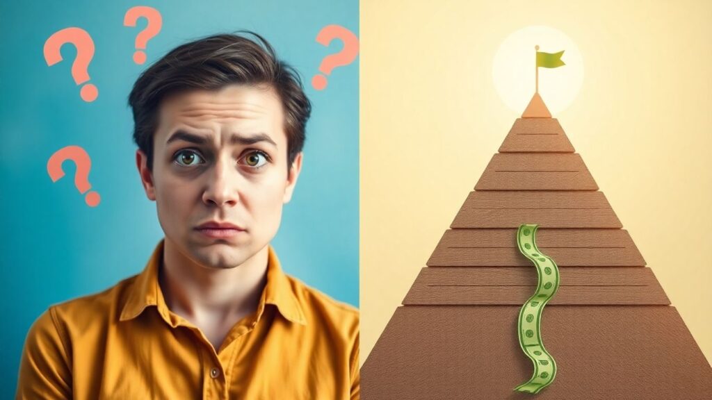 Pyramid scheme investigation visual