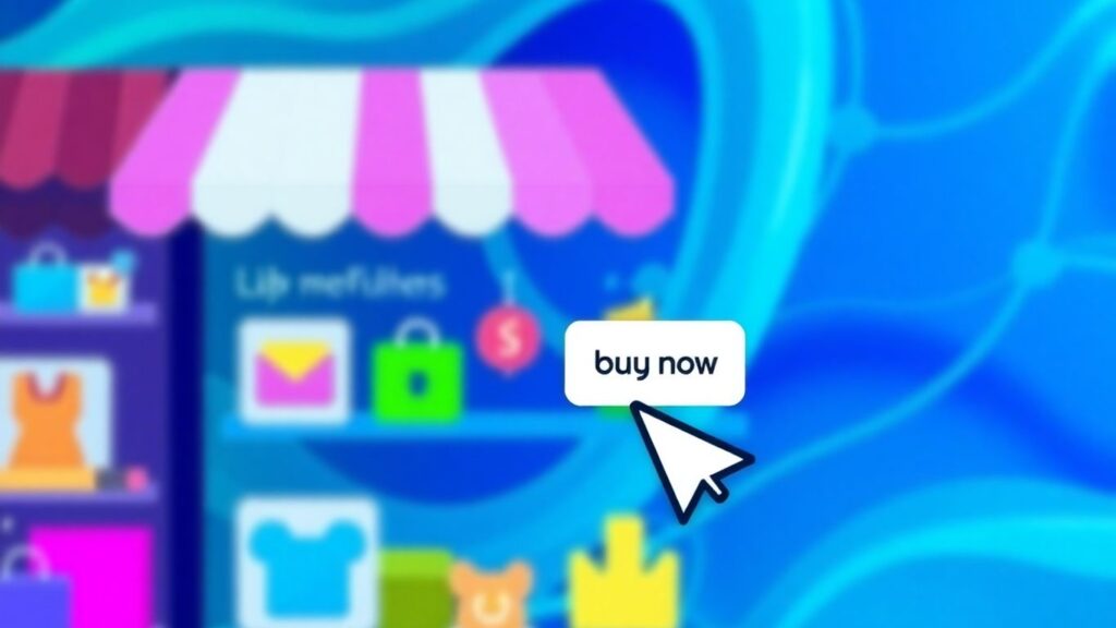 Bhip e-commerce platform interface with products and buy button.